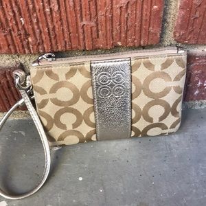 Coach Op Art Wristlet